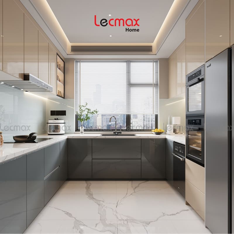 Tủ bếp cao cấp Lecmax Home