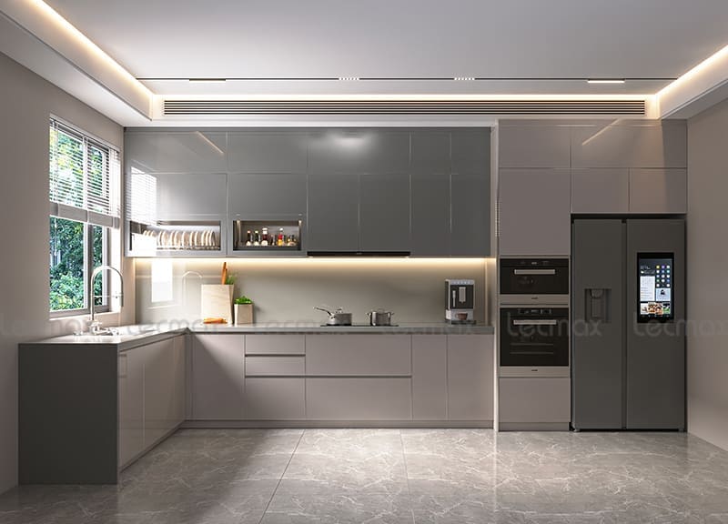 Tủ bếp inox 304 chữ L Tủ bếp inox 304 chữ L