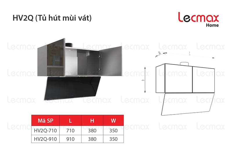 Tủ hút mùi vát HV2Q