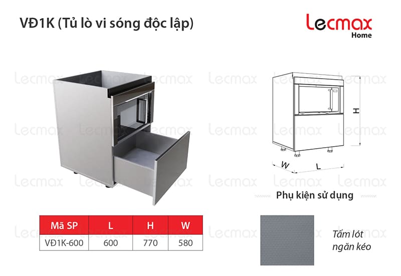 Tủ lò vi sóng độc lập