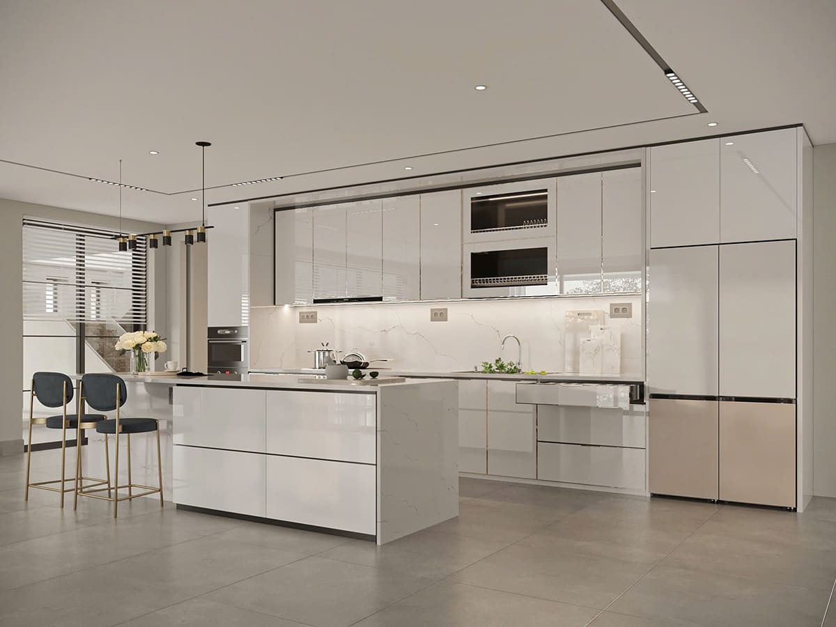 Phong cách thiết kế phòng bếp hiện đại Phong cách thiết kế phòng bếp hiện đại