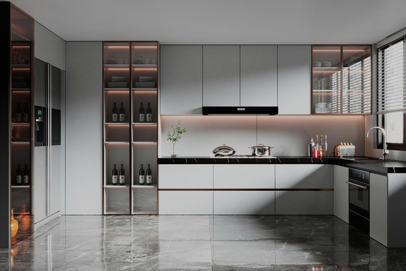 Tìm hiểu về tủ bếp chữ U Tìm hiểu về tủ bếp chữ U