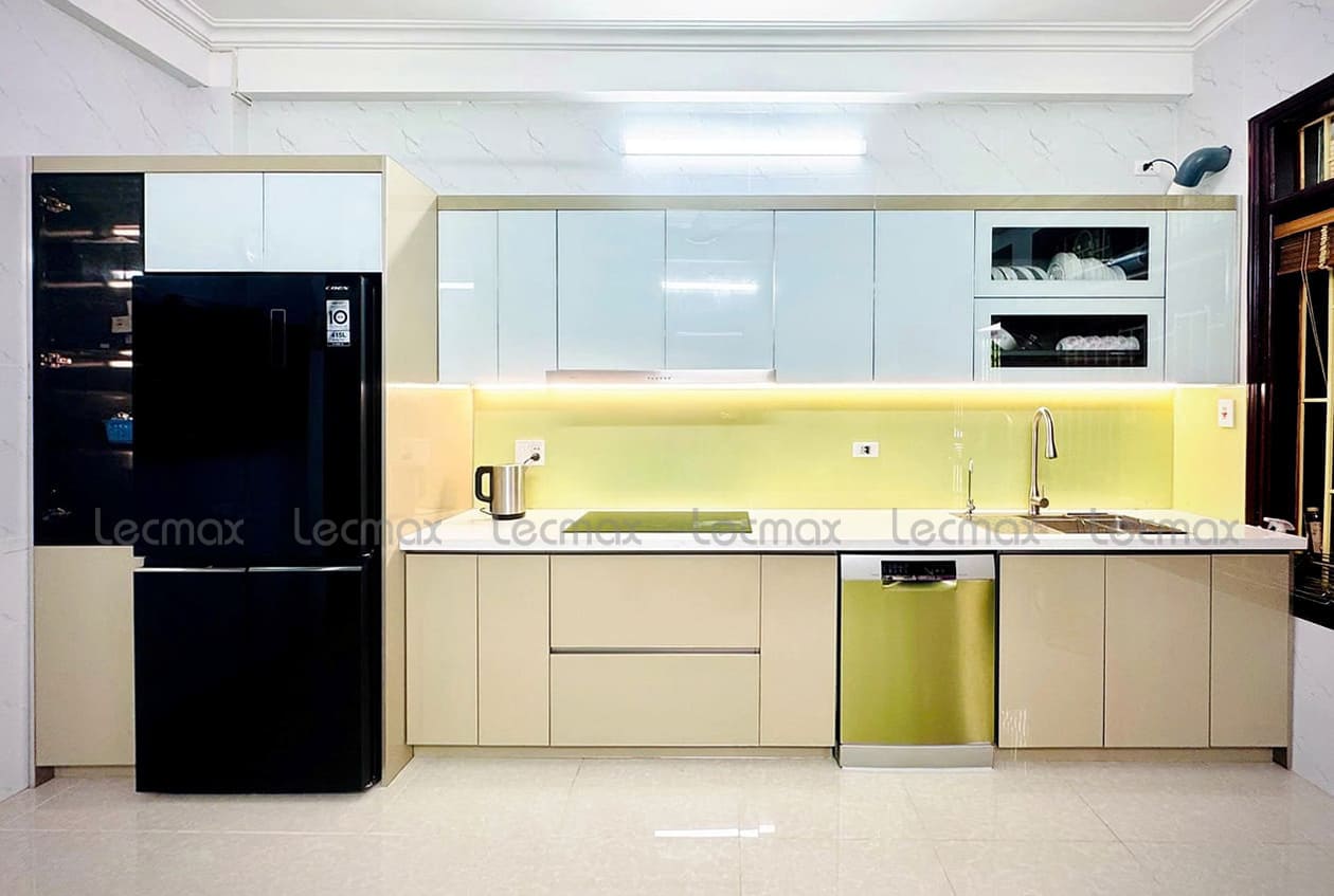 Tủ bếp inox 304 nhà bác Tuấn ở Hà Đông