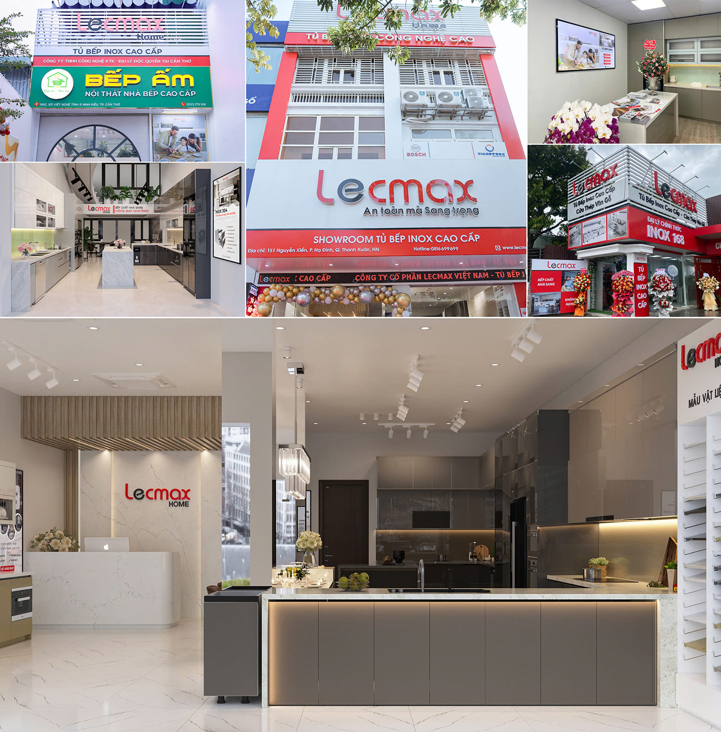 Hệ thống phân phối tủ bếp inox 304 toàn quốc