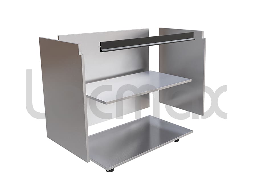 Cấu tạo tủ bếp inox 3 lớp Lecmax Home