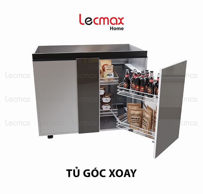 Module tủ góc xoay