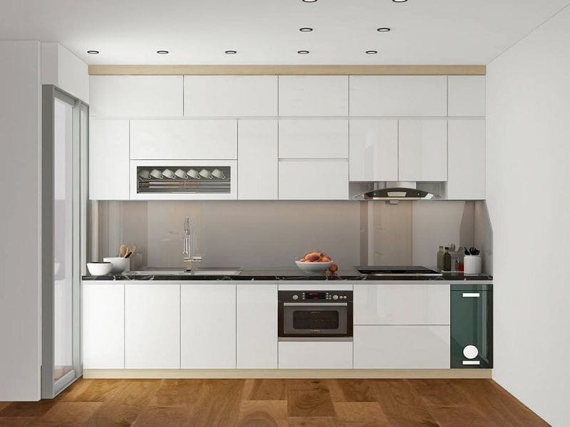 Thiết kế tủ bếp module chữ I