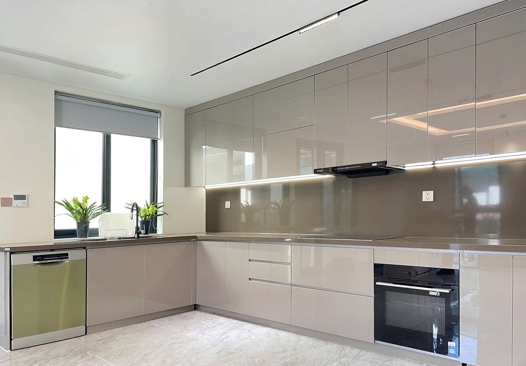 Tủ bếp inox 304 nhà a An Lê Thanh Nghị Hà Nội