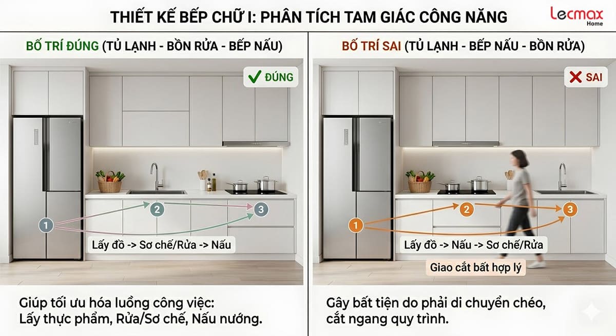 Lưu ý khi thiết kế tủ bếp inox cho gia đình